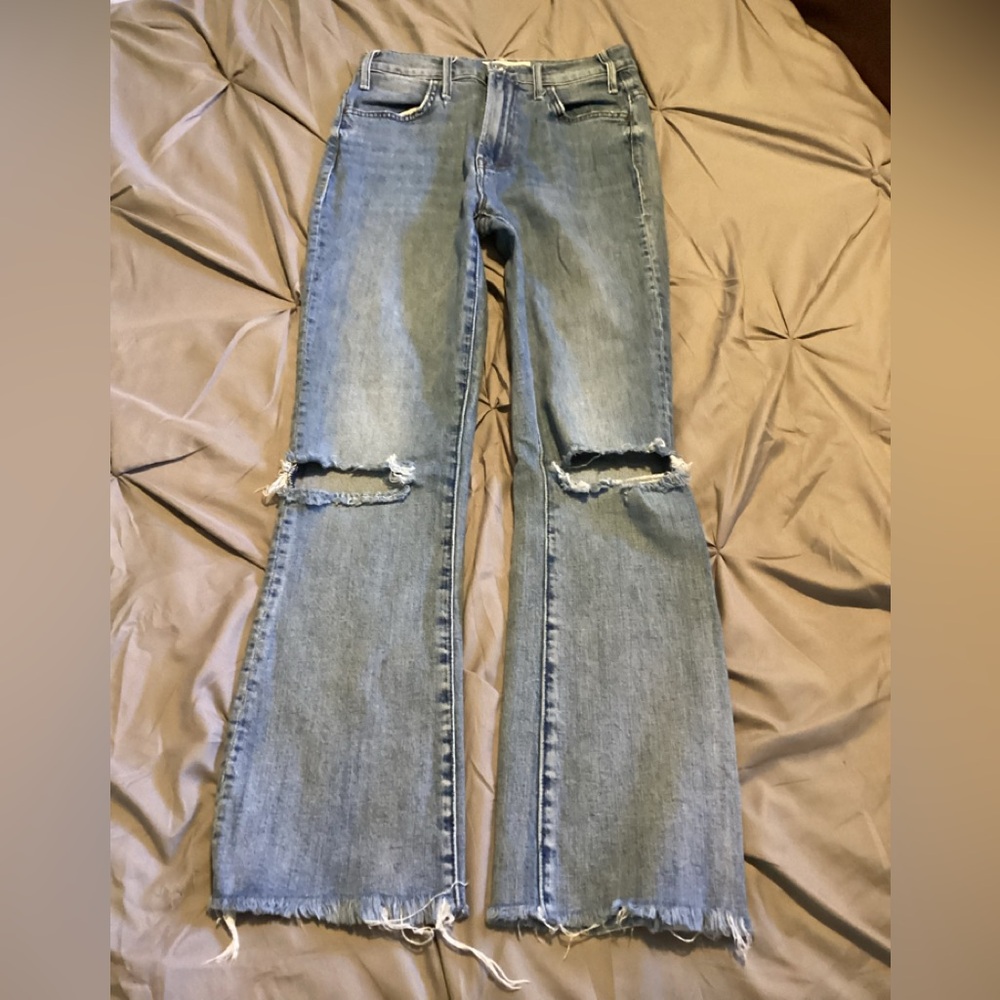 MOTHER Superior The Hustler ankle fray jeans - Picture 5 of 7